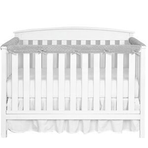 Crib Rail Covers (3pc-Gray Bubble)